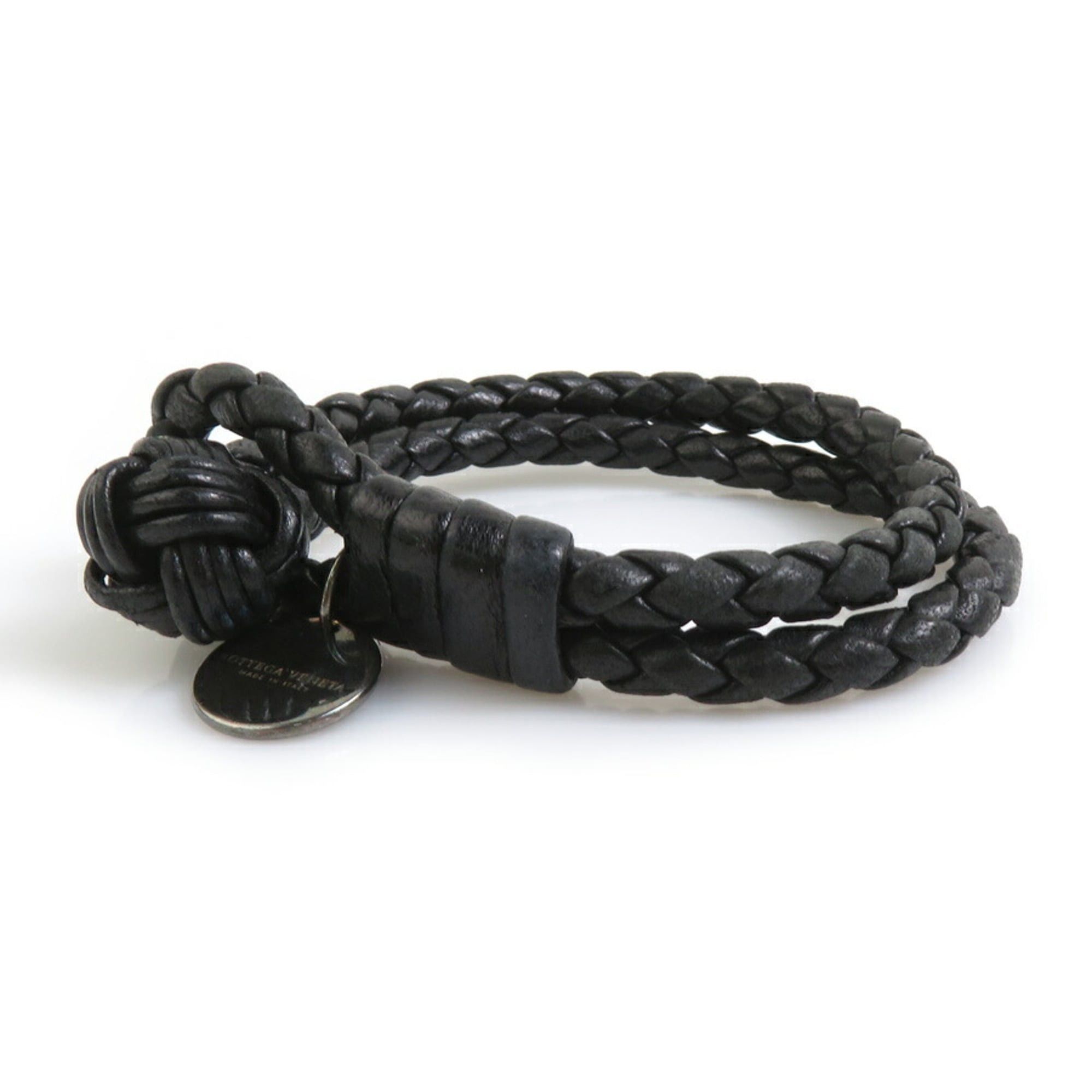 Bottega Veneta Bottega Veneta Bracelet in Black Leather, Unisex, r10916a Size ONE SIZE - 2 Thumbnail