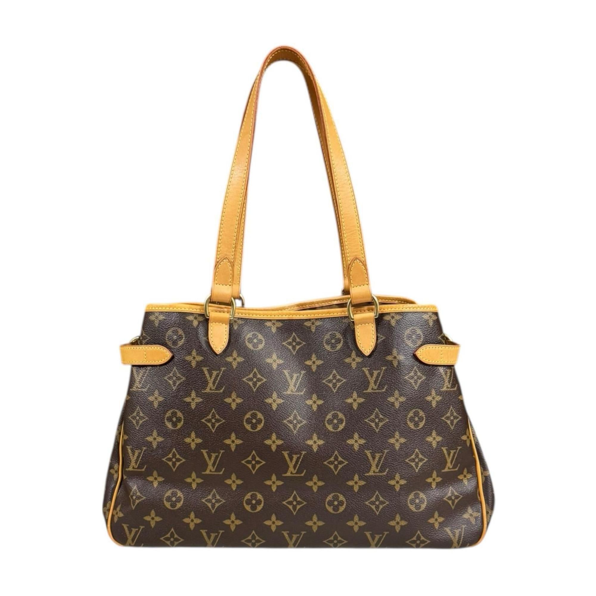 Louis Vuitton Pre-owned Louis Vuitton Batignolles Horizontal Monogram Shoulder Bag in Canvas M51154, Brown, Women's Size ONE SIZE - 3 Thumbnail