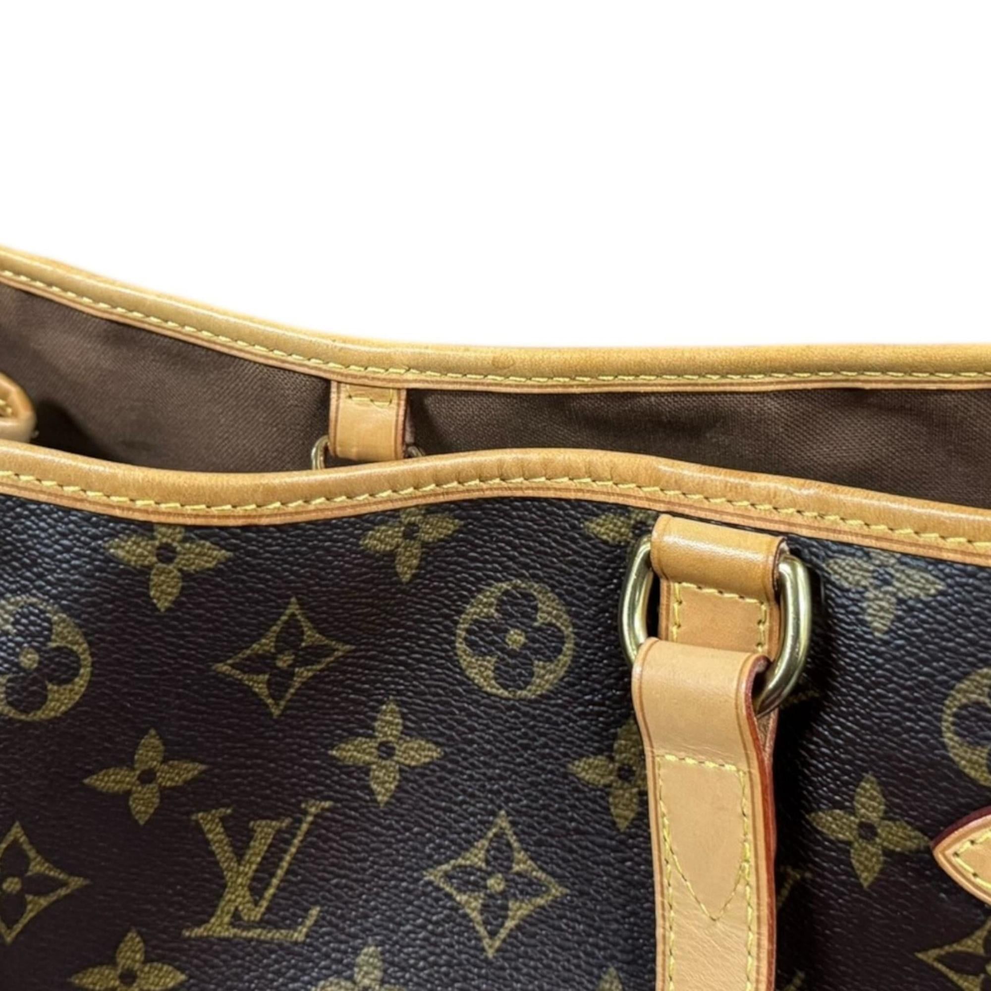 Louis Vuitton Pre-owned Louis Vuitton Batignolles Horizontal Monogram Shoulder Bag in Canvas M51154, Brown, Women's Size ONE SIZE - 14 Thumbnail