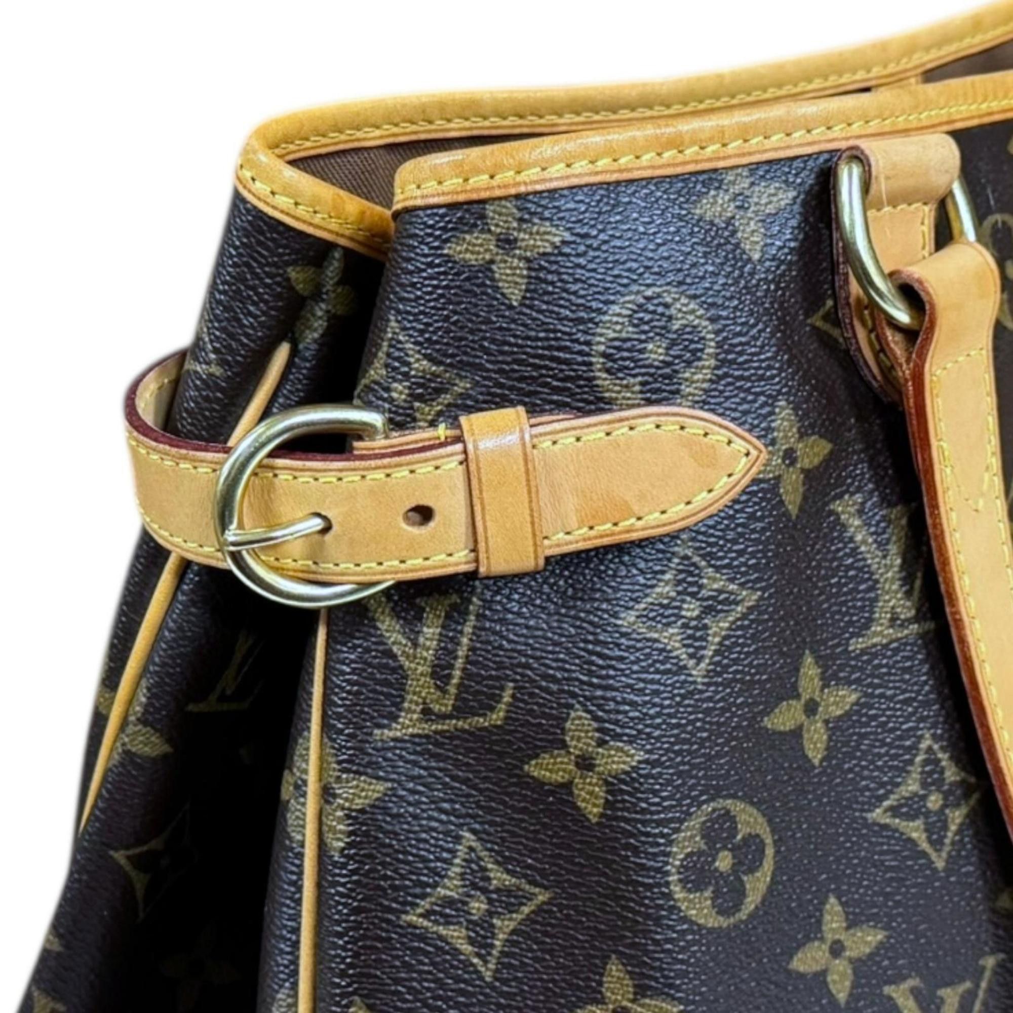 Louis Vuitton Pre-owned Louis Vuitton Batignolles Horizontal Monogram Shoulder Bag in Canvas M51154, Brown, Women's Size ONE SIZE - 12 Thumbnail