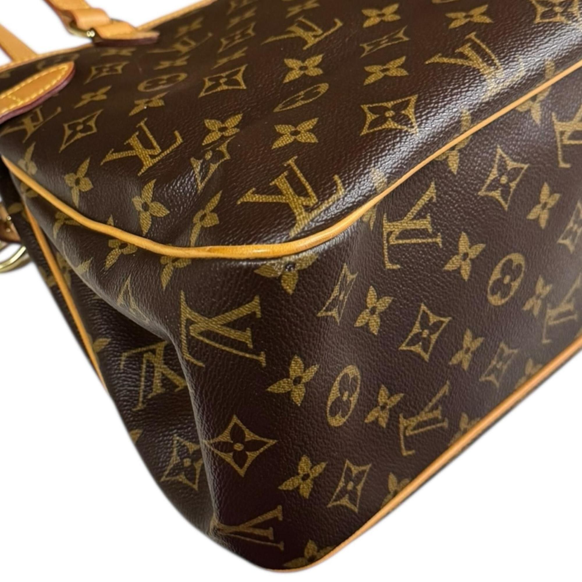 Louis Vuitton Pre-owned Louis Vuitton Batignolles Horizontal Monogram Shoulder Bag in Canvas M51154, Brown, Women's Size ONE SIZE - 10 Thumbnail