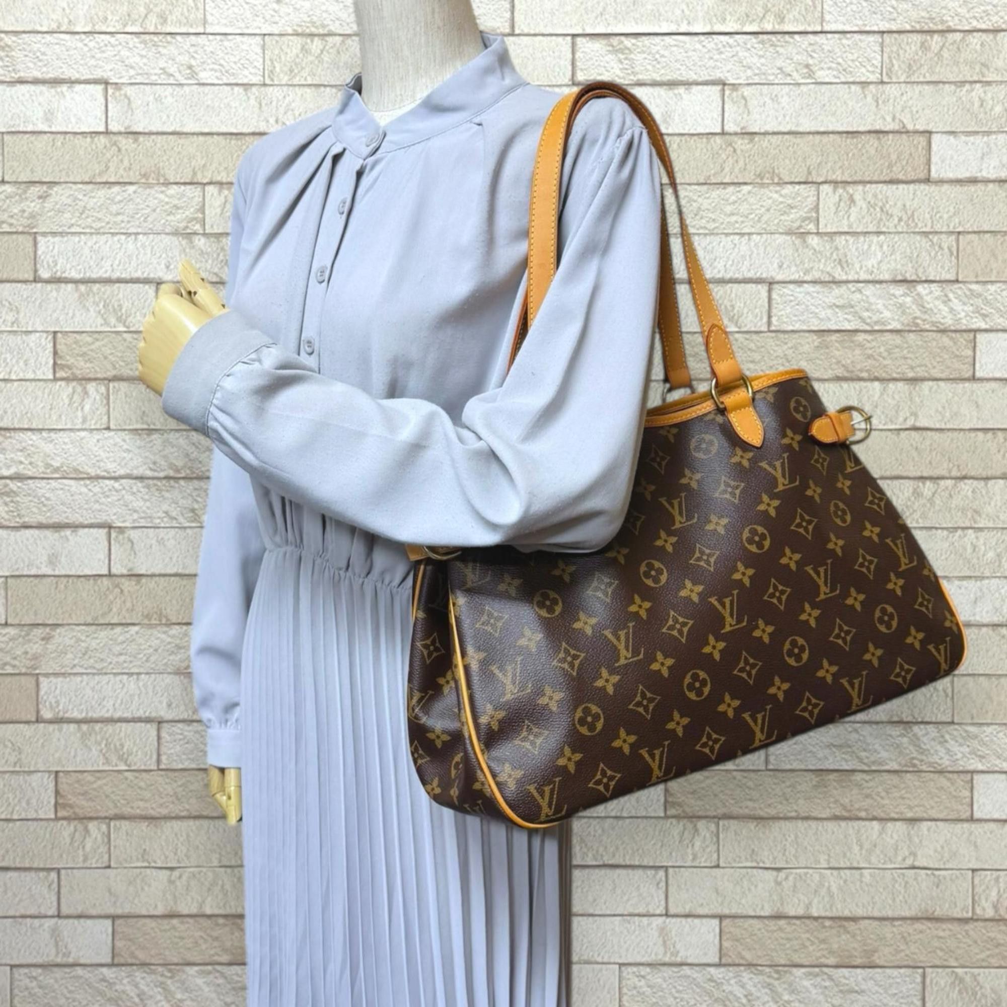 Louis Vuitton Pre-owned Louis Vuitton Batignolles Horizontal Monogram Shoulder Bag in Canvas M51154, Brown, Women's Size ONE SIZE - 2 Thumbnail