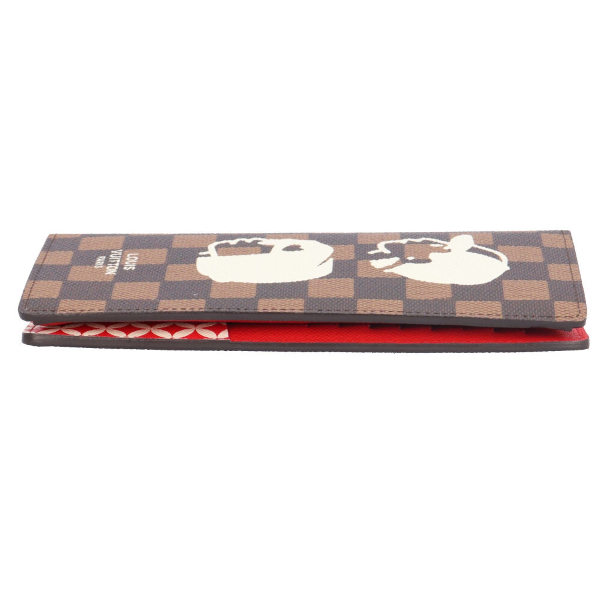 Louis Vuitton Louis Vuitton Pharrell Williams & NIGO Collaboration Portefeuille Brazza Damier Long Wallet N40780 Men's Women's Pre-owned LOUIS VUITTON Size ONE SIZE - 4 Thumbnail