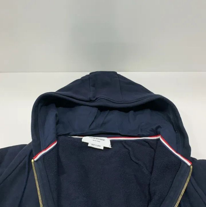 Thom Browne Thom Browne Classic Striped Hoodie for Men Size US M / EU 48-50 / 2 - 8 Thumbnail
