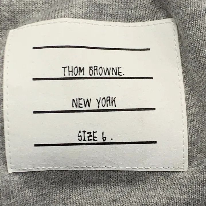 Thom Browne Thom Browne Classic Grey Zip Hoodie with Stripes Size US M / EU 48-50 / 2 - 5 Thumbnail