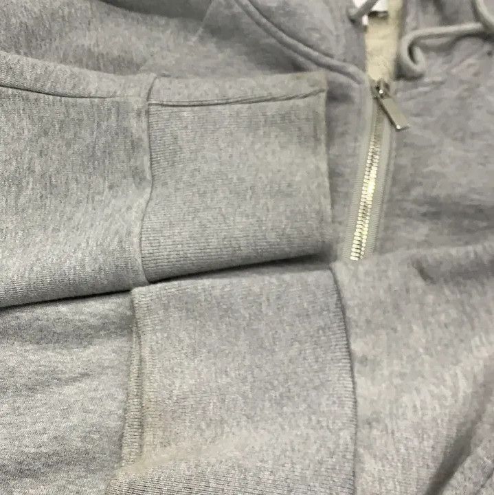 Thom Browne Thom Browne Classic Grey Zip Hoodie with Stripes Size US M / EU 48-50 / 2 - 9 Thumbnail