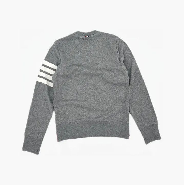 Thom Browne Thom Browne Classic Grey Stripe Sweatshirt Size US M / EU 48-50 / 2 - 3 Thumbnail