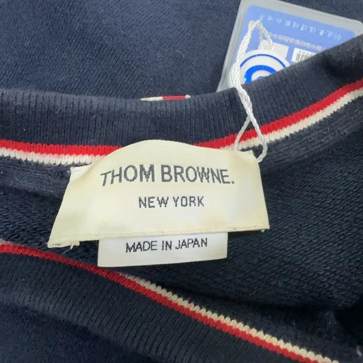 Thom Browne Thom Browne Classic Crewneck Sweatshirt for Men Size US M / EU 48-50 / 2 - 5 Thumbnail