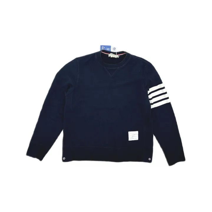 Thom Browne Thom Browne Classic Crewneck Sweatshirt for Men Size US M / EU 48-50 / 2 - 2 Thumbnail
