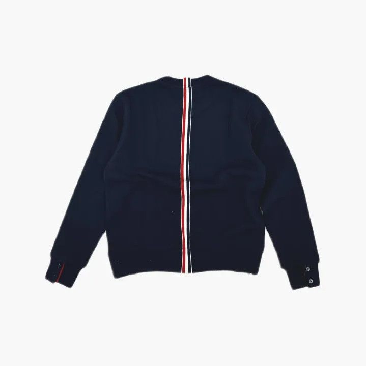 Thom Browne Thom Browne Navy Crew Neck Sweatshirt for Men Size US S / EU 44-46 / 1 - 3 Thumbnail