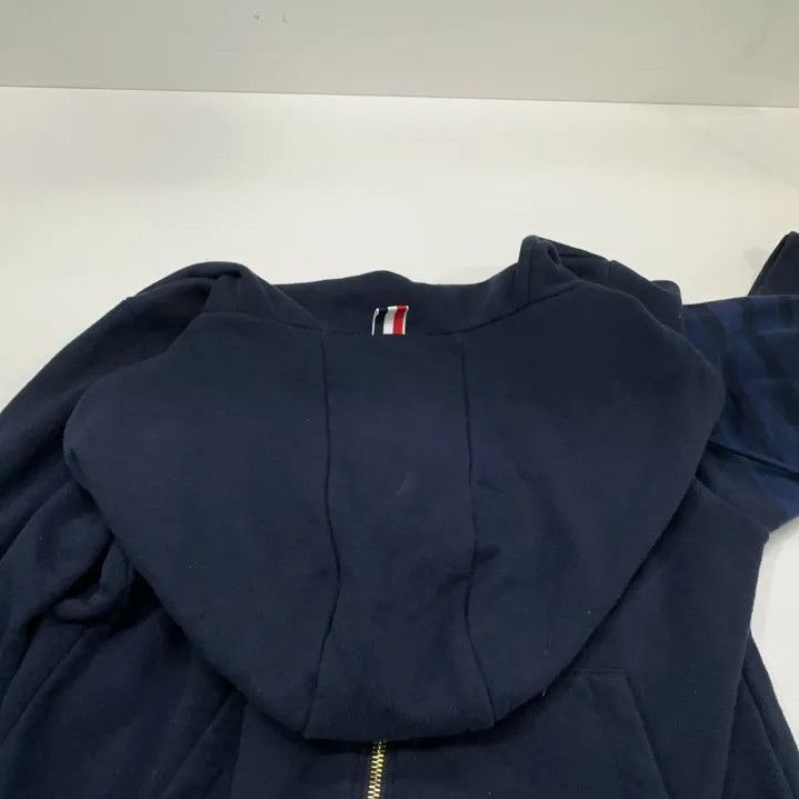 Thom Browne Thom Browne Classic Striped Hoodie for Men Size US S / EU 44-46 / 1 - 9 Thumbnail