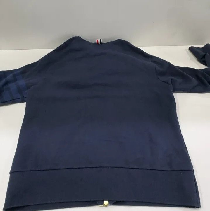 Thom Browne Thom Browne Classic Striped Hoodie for Men Size US S / EU 44-46 / 1 - 15 Thumbnail