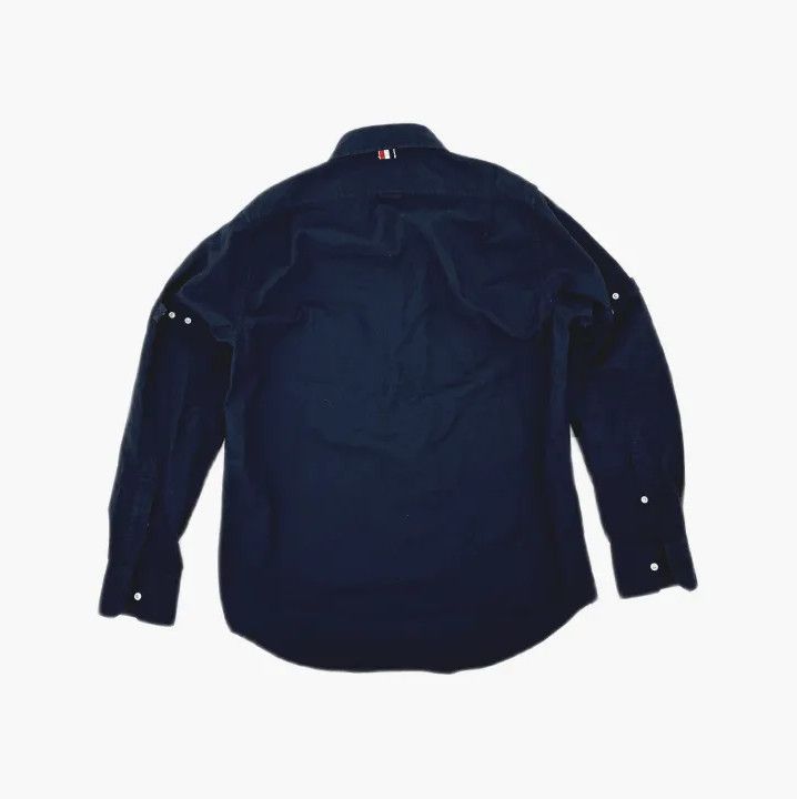 Thom Browne Thom Browne Blue Long Sleeve Button-Up Shirt Size US M / EU 48-50 / 2 - 3 Thumbnail