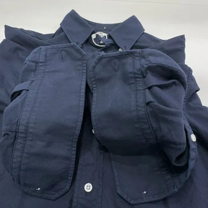 Thom Browne Thom Browne Blue Long Sleeve Button-Up Shirt Size US M / EU 48-50 / 2 - 8 Thumbnail