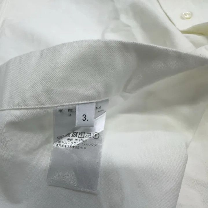 Thom Browne Thom Browne Classic 4 Stripe Oxford Shirt Size US M / EU 48-50 / 2 - 5 Thumbnail