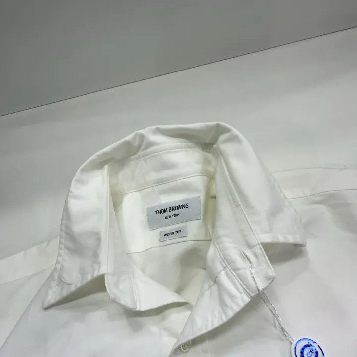 Thom Browne Thom Browne Classic 4 Stripe Oxford Shirt Size US M / EU 48-50 / 2 - 8 Thumbnail