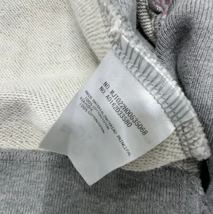 Thom Browne Thom Browne Gray Classic Zip Hoodie with Stripes Size US S / EU 44-46 / 1 - 4 Thumbnail