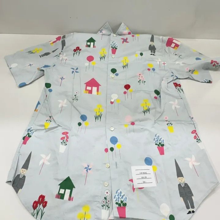 Thom Browne Thom Browne Casual Short Sleeve Button-Up Shirt Size US S / EU 44-46 / 1 - 9 Thumbnail