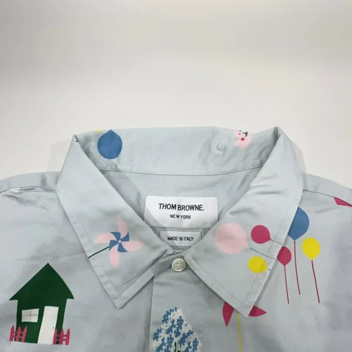 Thom Browne Thom Browne Casual Short Sleeve Button-Up Shirt Size US S / EU 44-46 / 1 - 8 Thumbnail