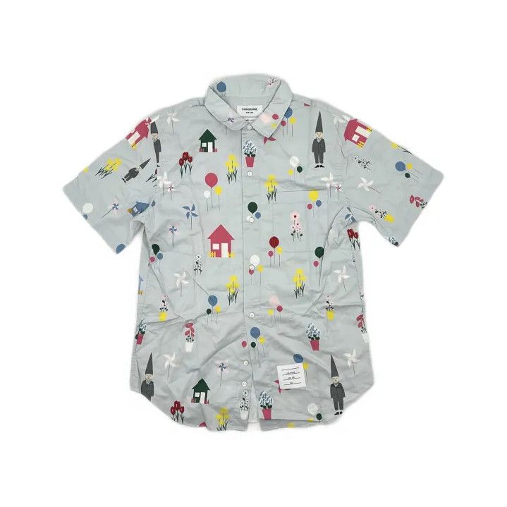 Thom Browne Thom Browne Casual Short Sleeve Button-Up Shirt Size US S / EU 44-46 / 1 - 2 Thumbnail