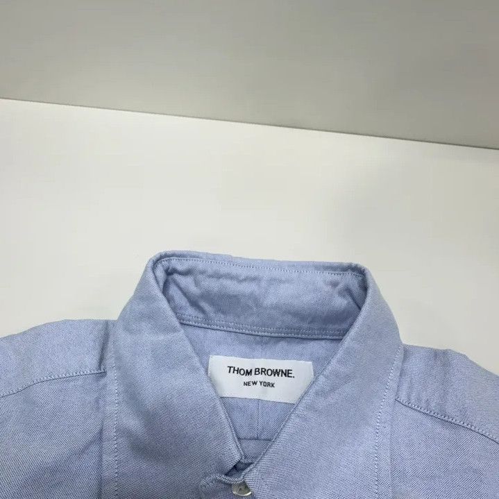 Thom Browne Thom Browne Classic Oxford Long Sleeve Shirt Size US M / EU 48-50 / 2 - 6 Thumbnail