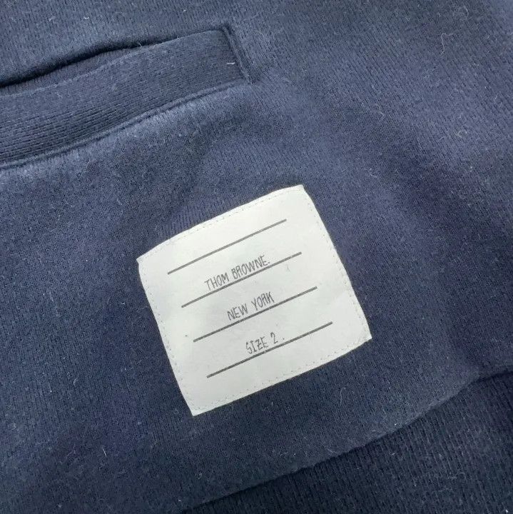 Thom Browne Thom Browne Classic V-Neck Cotton Sweater Size US S / EU 44-46 / 1 - 6 Thumbnail