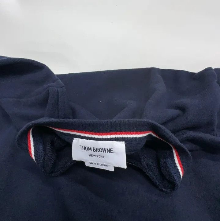 Thom Browne Thom Browne Classic Navy Blue Crewneck Sweatshirt Size US M / EU 48-50 / 2 - 7 Thumbnail