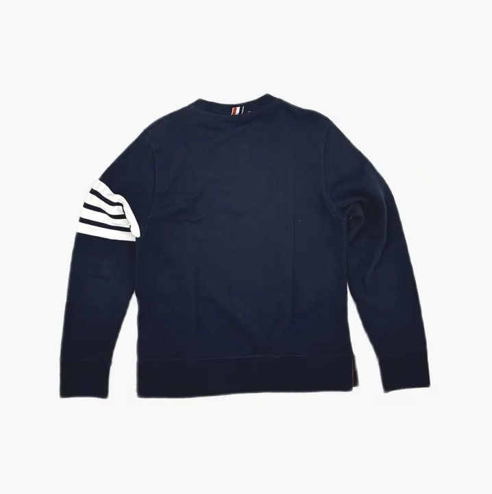 Thom Browne Thom Browne Classic Navy Blue Crewneck Sweatshirt Size US M / EU 48-50 / 2 - 3 Thumbnail