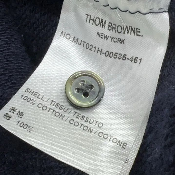 Thom Browne Thom Browne Classic Navy Blue Crewneck Sweatshirt Size US M / EU 48-50 / 2 - 4 Thumbnail