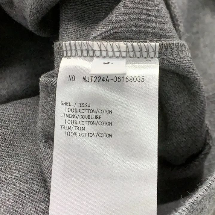 Thom Browne Thom Browne Gray Hooded Sweatshirt with Stripes Size US M / EU 48-50 / 2 - 5 Thumbnail