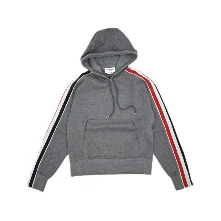 Thom Browne Thom Browne Hooded Sweatshirt with Side Stripes Size US S / EU 44-46 / 1 - 2 Thumbnail
