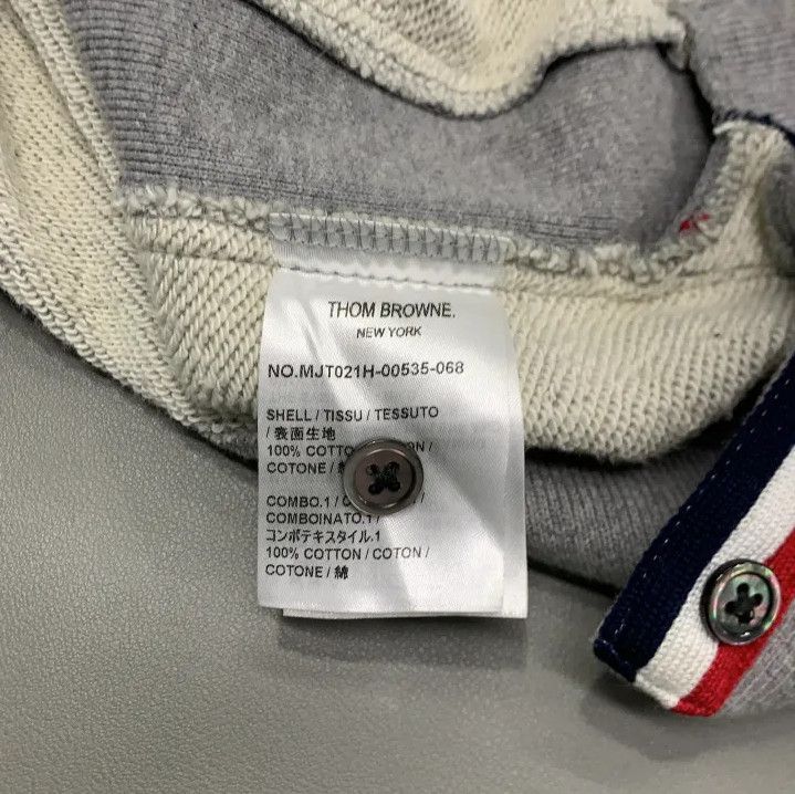 Thom Browne Thom Browne Classic Grey Crewneck Sweatshirt Size US M / EU 48-50 / 2 - 4 Thumbnail