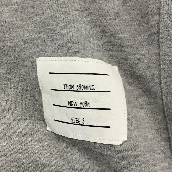 Thom Browne Thom Browne Classic Grey Crewneck Sweatshirt Size US M / EU 48-50 / 2 - 5 Thumbnail