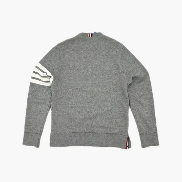 Thom Browne Thom Browne Classic Grey Crewneck Sweatshirt Size US M / EU 48-50 / 2 - 3 Thumbnail