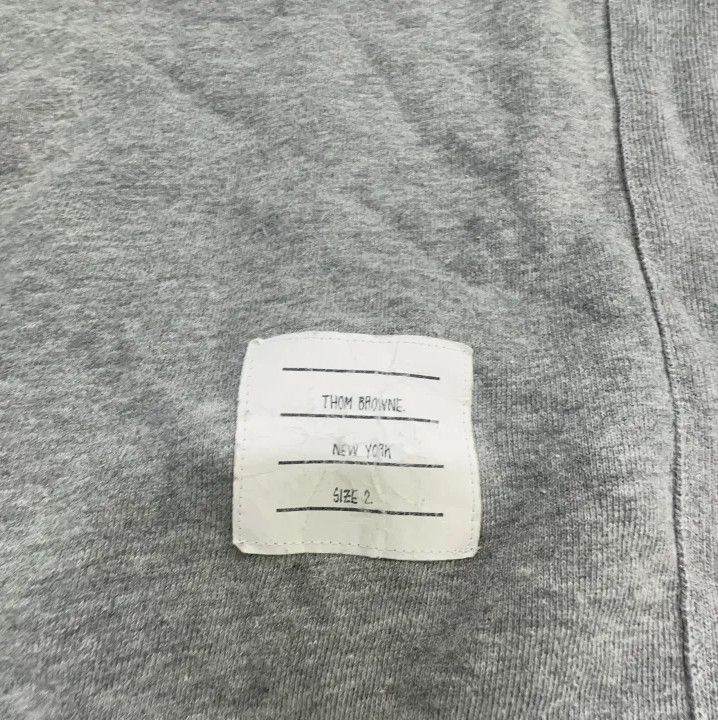 Thom Browne Thom Browne Classic Gray Crewneck Sweater Size US S / EU 44-46 / 1 - 4 Thumbnail