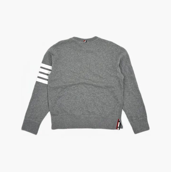 Thom Browne Thom Browne Classic Gray Crewneck Sweater Size US S / EU 44-46 / 1 - 3 Thumbnail