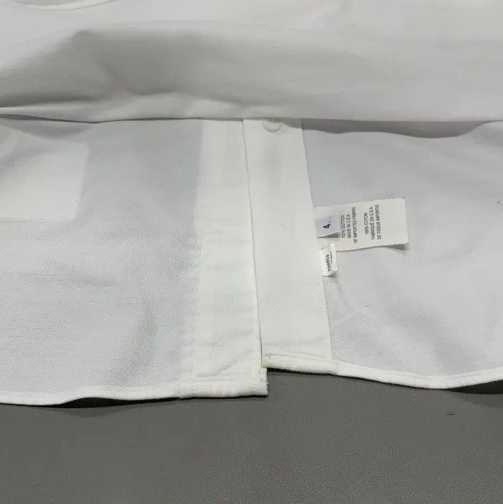Thom Browne Thom Browne White Long Sleeve Button-Up Shirt Size US S / EU 44-46 / 1 - 8 Thumbnail