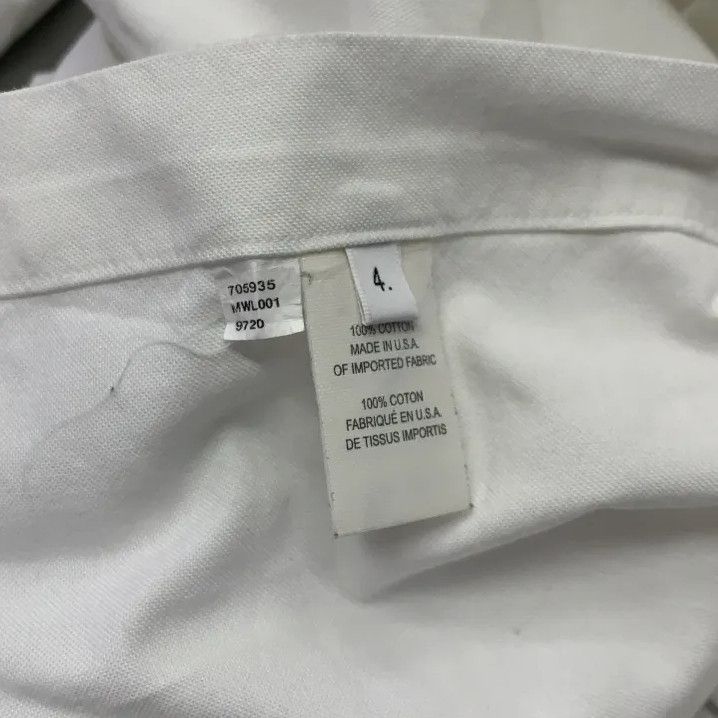 Thom Browne Thom Browne White Long Sleeve Button-Up Shirt Size US S / EU 44-46 / 1 - 5 Thumbnail