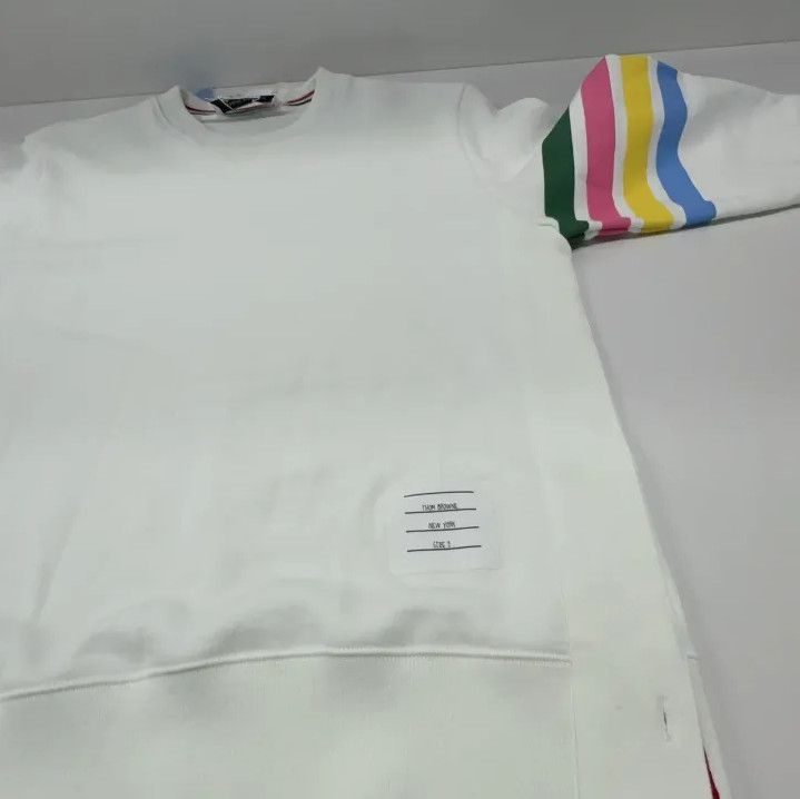 Thom Browne Thom Browne Colorful Stripe Sweatshirt Size US S / EU 44-46 / 1 - 9 Thumbnail