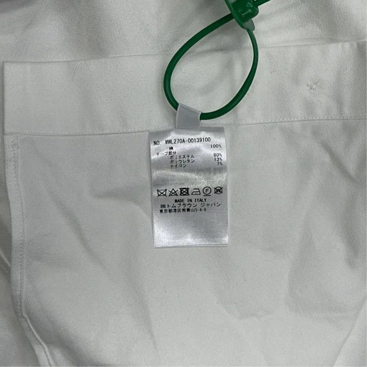 Thom Browne Thom Browne Logo Pattern Long Sleeve Shirt Size US XS / EU 42 / 0 - 5 Thumbnail
