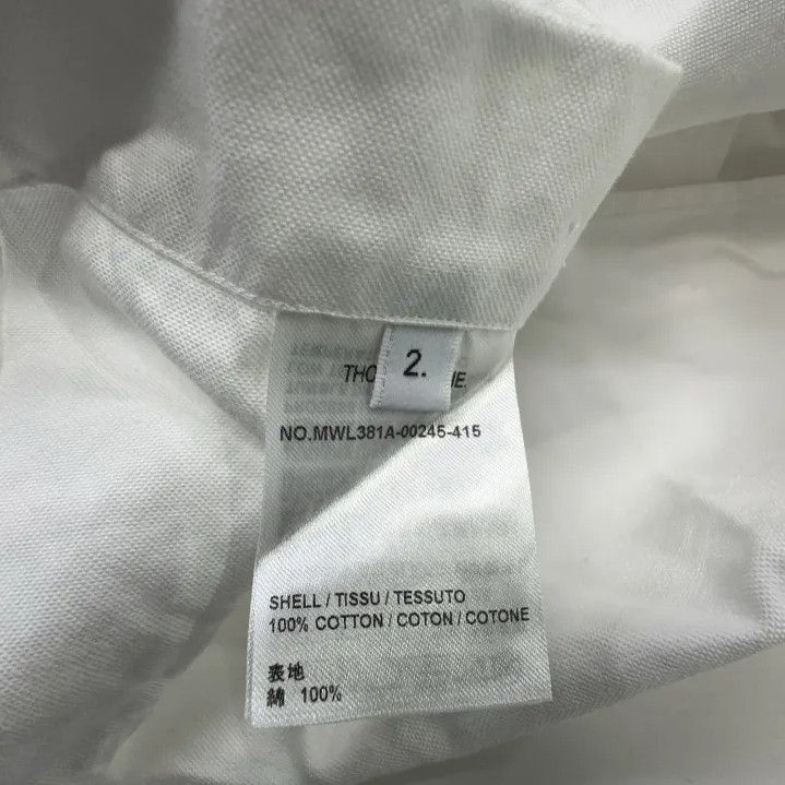 Thom Browne Thom Browne Classic White Long Sleeve Button-Up Shirt Size US S / EU 44-46 / 1 - 4 Thumbnail