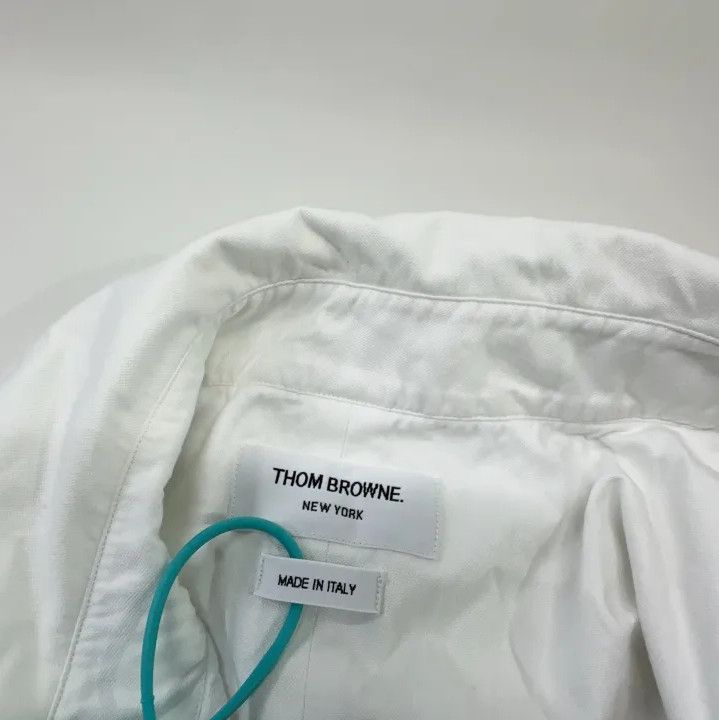 Thom Browne Thom Browne Classic White Long Sleeve Button-Up Shirt Size US S / EU 44-46 / 1 - 5 Thumbnail