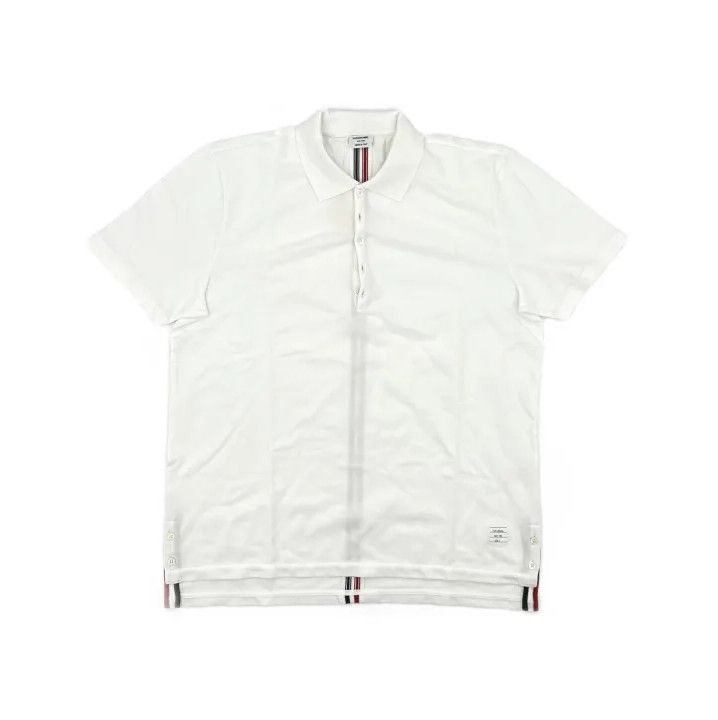 Thom Browne Thom Browne Classic Striped Short Sleeve Polo Size US XL / EU 56 / 4 - 2 Thumbnail