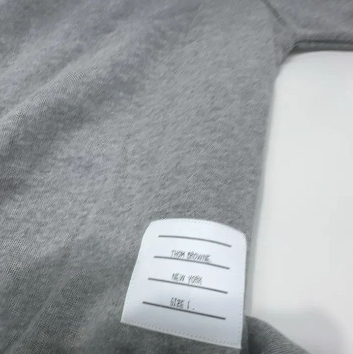 Thom Browne Thom Browne Gray Long Sleeve Sweatshirt for Men Size US S / EU 44-46 / 1 - 5 Thumbnail