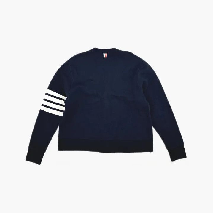 Thom Browne Thom Browne Classic V-Neck Cotton Knit Sweater Size US M / EU 48-50 / 2 - 3 Thumbnail