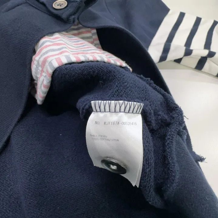 Thom Browne Thom Browne Classic V-Neck Cotton Knit Sweater Size US M / EU 48-50 / 2 - 4 Thumbnail