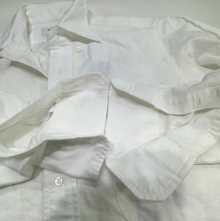 Thom Browne Thom Browne Classic White Long Sleeve Shirt Size US S / EU 44-46 / 1 - 9 Thumbnail