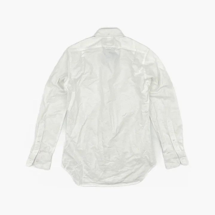 Thom Browne Thom Browne Classic White Long Sleeve Shirt Size US S / EU 44-46 / 1 - 3 Thumbnail