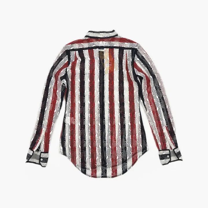 Thom Browne Thom Browne Stylish Striped Knit Shirt Size US M / EU 48-50 / 2 - 3 Thumbnail