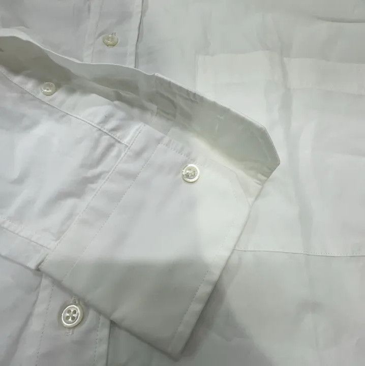 Thom Browne Thom Browne SS21 White Cotton Button-Up Shirt Size US S / EU 44-46 / 1 - 9 Thumbnail